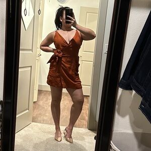 Urban Outfitters Brown Bodycon Mini Dress
